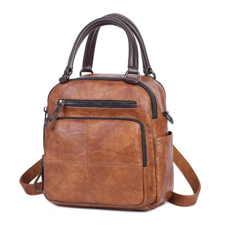

New Arrived Women Real Split Suede Leather Shoulder Bag Casual Handbags Messenger Top-handle Bags Travel Back Packs Hot