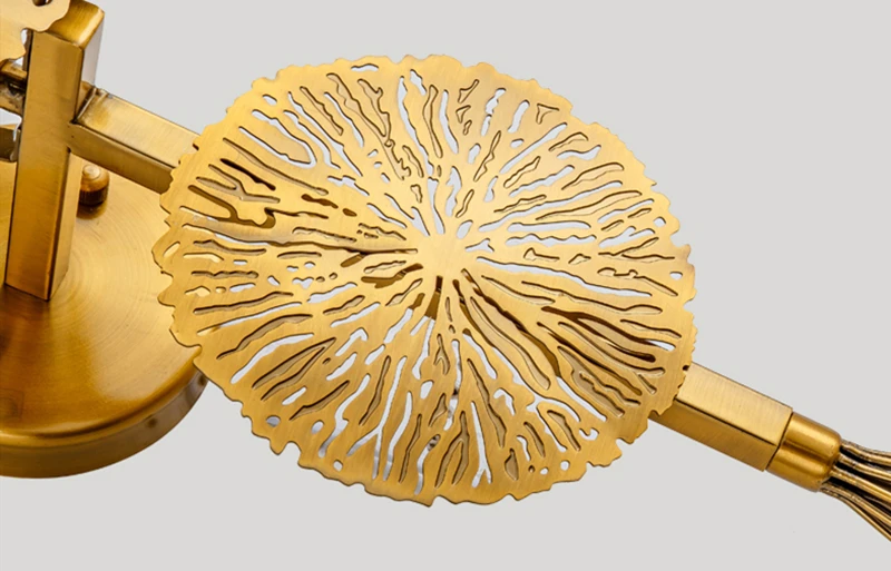 Золотой настенный светильник модный светодиодный роскошный дизайн хорошее