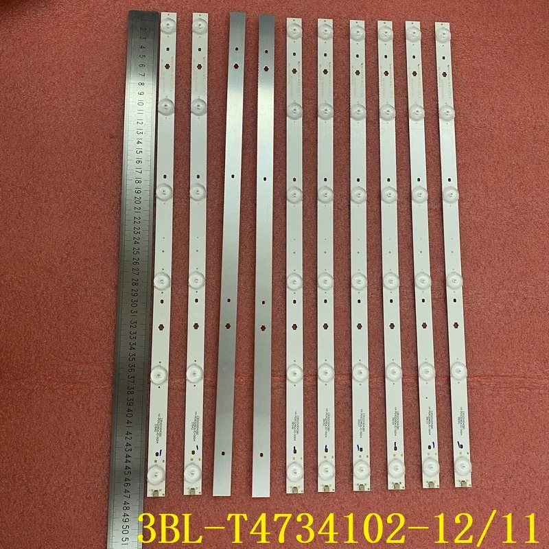 10pcs/set LED bar for SCEPTRE X50 X505BV CTNV93CM 3BL-T4734102-12 11 TI4908DLEDBH U505CV-UMC 49E3505A LC490DUJ SG E3 - купить по