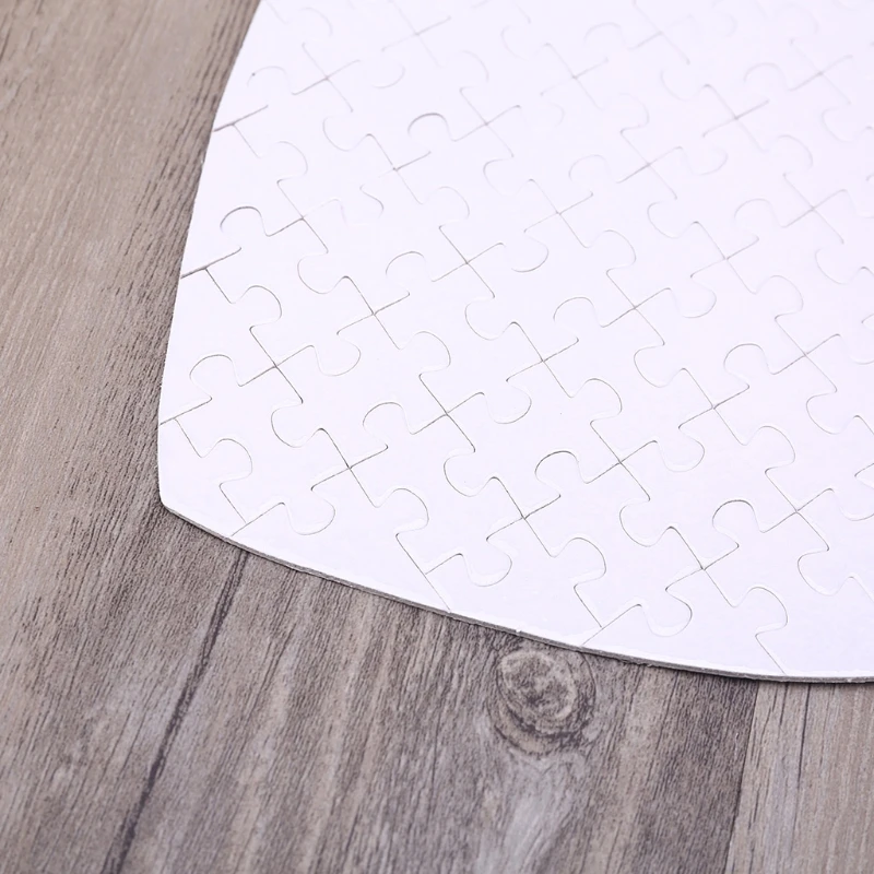 

DIY Heat Transfer Paper Puzzle 3D Puzzle Heart Shape Blank Design Toy Puzzles for Wall Decoration School & Home Supplies RXBF
