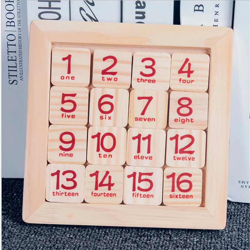 

New Kids Gifts Brain Teaser Huarong Intelligence Development Digital Puzzles Educational Toys for Children Number Puzzles Games