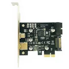 PCI-Express PCI-e к USB 3,1 Type-C, переходная карта PCIe к быстрой зарядке 2.4A и фронтальному USB-майнеру с 19-контактным переходником
