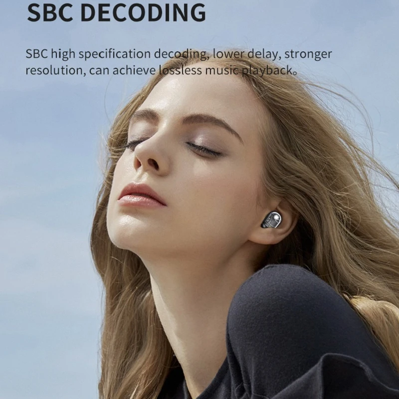 Прозрачные наушники TWS беспроводные Bluetooth Hi-Fi стерео Aptx с сенсорным управлением