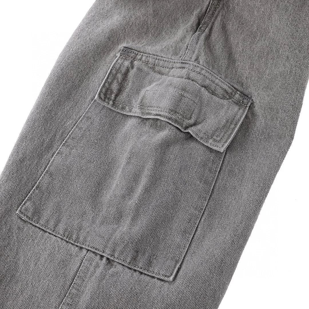 

NIGO F 21ss 6TH Gray Jeans Denim Long Pants Code@F35