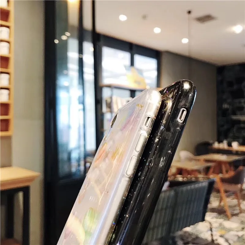 Блестящие чехлы для телефонов с Вселенной iPhone 12 11 Pro Max XR XS X 6 6S 7 8 Plus прозрачная