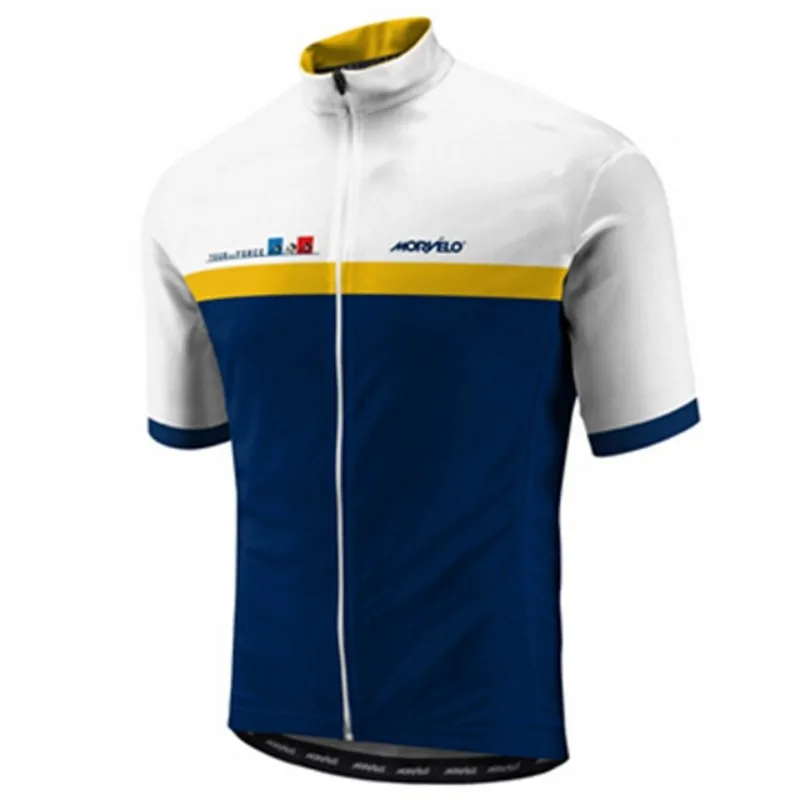 Летние Для Мужчин's ProTeam Велоспорт Джерси MTB короткий рукав Ropa Ciclismo для верховой