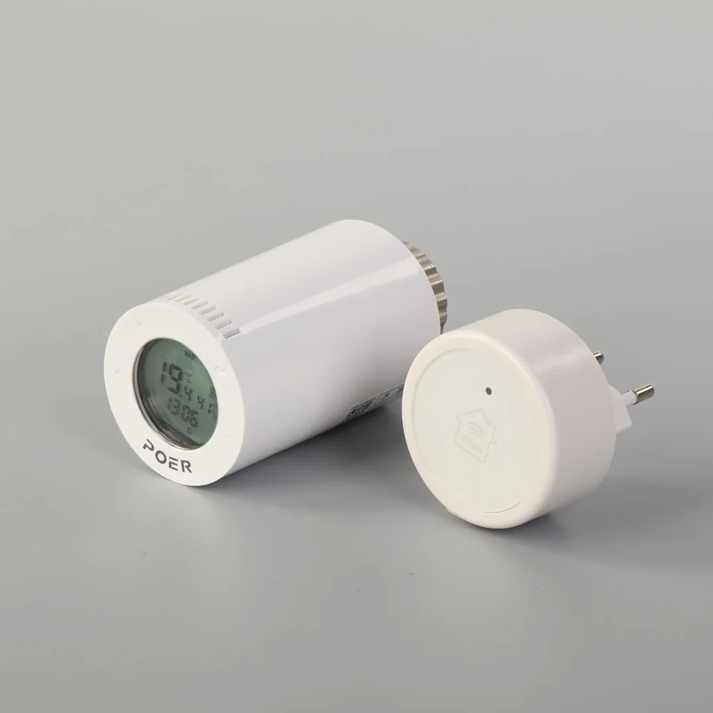 Умный термостатический клапан радиатора термостат Wi Fi дисплей влажности