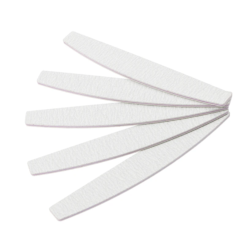 

5PCS/Set Nail Art Tool Sanding Buffer Block Pedicure Manicure Buffing Polish Beauty Tools Professional Nail Files Grey Boat