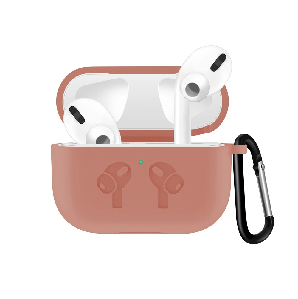Оранжевый KISSCASE силиконовый чехол для Apple Airpods Pro, беспроводные Bluetooth наушники, защитный чехол для Air Pods Pro Airpods 3, чехол - Цвет: Оранжевый