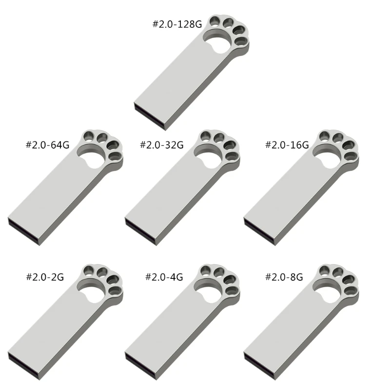 Usb-флеш-накопитель в виде кошачьего когтя водонепроницаемый 2 1 Usb Type-c ГБ 4 8 16 32 64 128 |