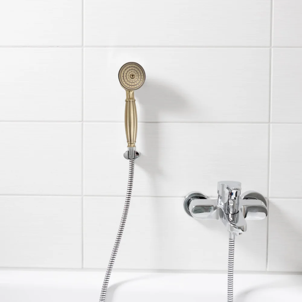 

1pc Bathroom Shower Nozzle Handheld Practical Shower Tool (Bronze)