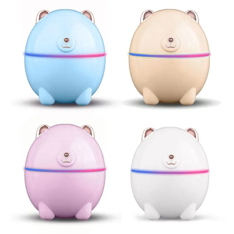 

220ML Cute Bear Air Humidifier Fresher USB Charging Aroma Essential Oil Diffuser