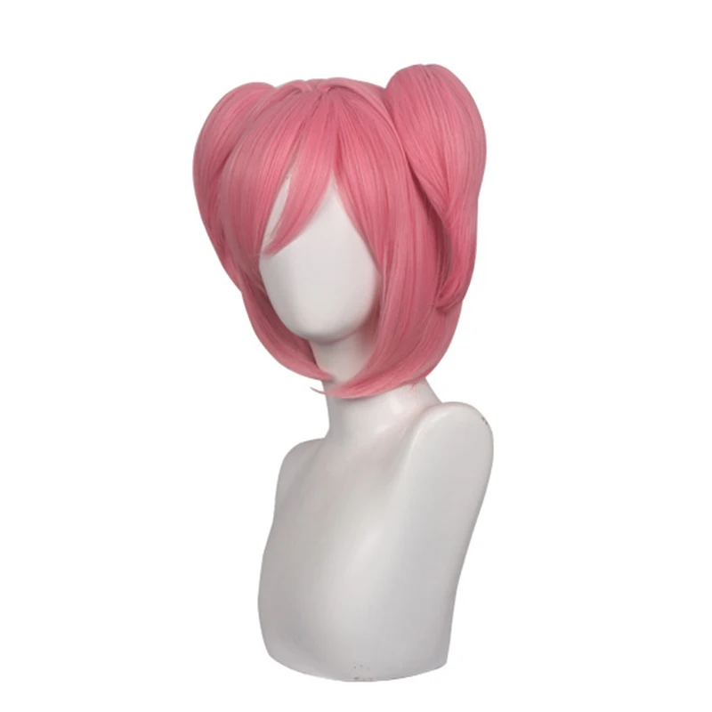 CosDaddy Doki клуб Нацуки розовый короткий парик Косплэй костюм Для женщин вечерние