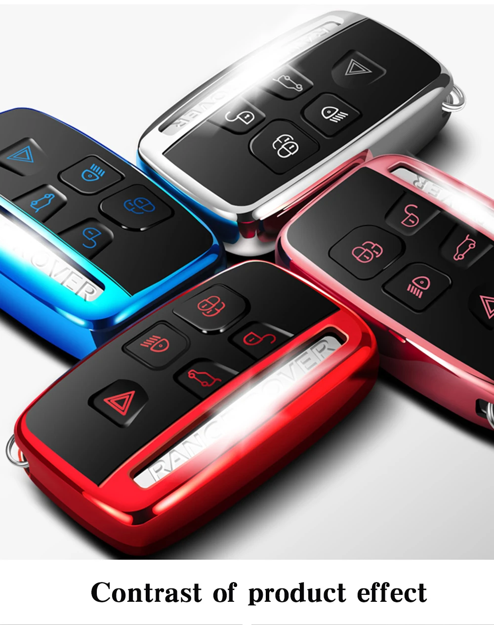 TPU высокого качества ключевой чехол, защитный чехол для Land Rover Freelander Discovery RANGE ROVER Range Rover Jaguar