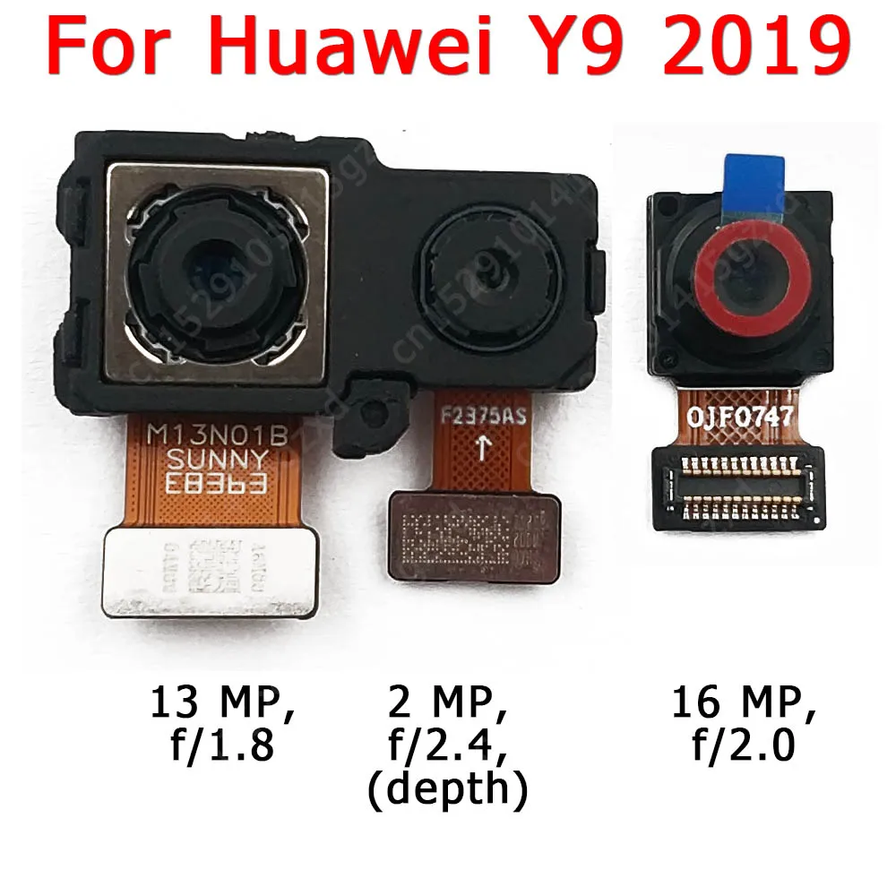 

Original Front Rear Back Camera For Huawei Y9 Prime 2018 2019 Y9s Main Facing Frontal Camera Module Flex Replacement Spare Parts