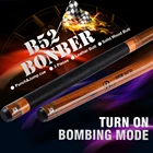 Кий OMIN для перерыва, бильярдный кий, 14 мм наконечник, длина 142 см, ясень, Массив дерева и кожа, ручка, профессиональный кий для перерыва