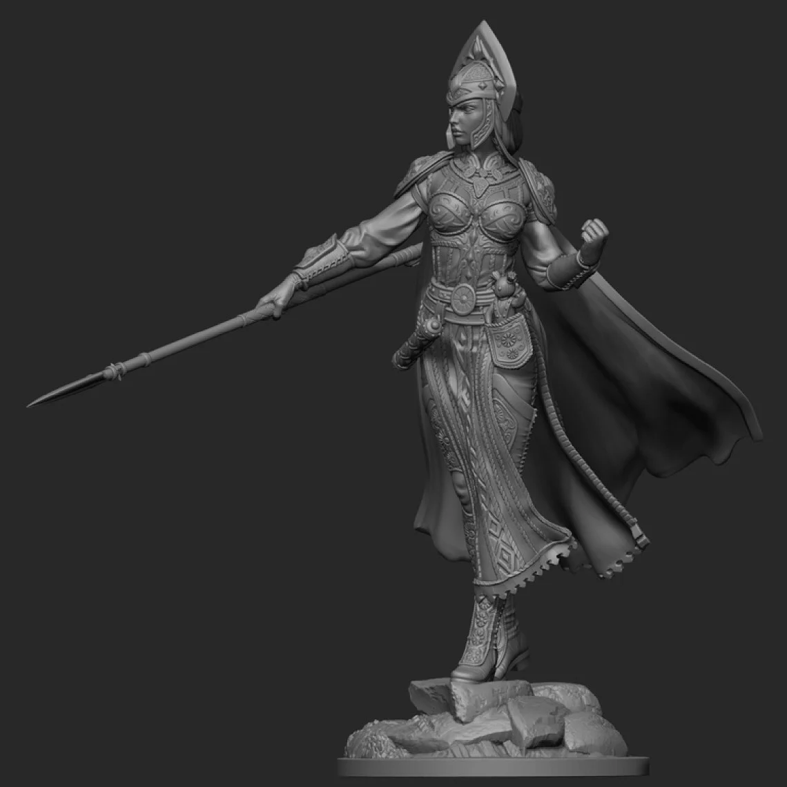 

1/22 Resin Model Figure GK，Female role， Unassembled and unpainted kit