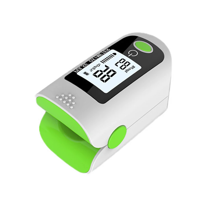 Household Health Digital Finger Oximeter Fingertip Pulse Oximeters PR Finger Blood Oxygen SPO2 Heart Rate Monitor Meter Battery