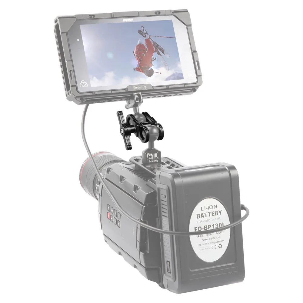 SmallRig s-замок быстроразъемный монтажный узел с резьбовыми отверстиями 1/" и 3/8" для экрана монитора-1855