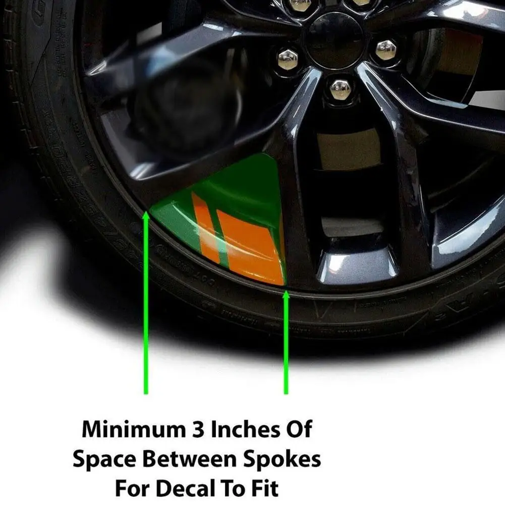 Светоотражающий автомобильный обод Виниловая наклейка s Hash Mark Stripe на колесо для