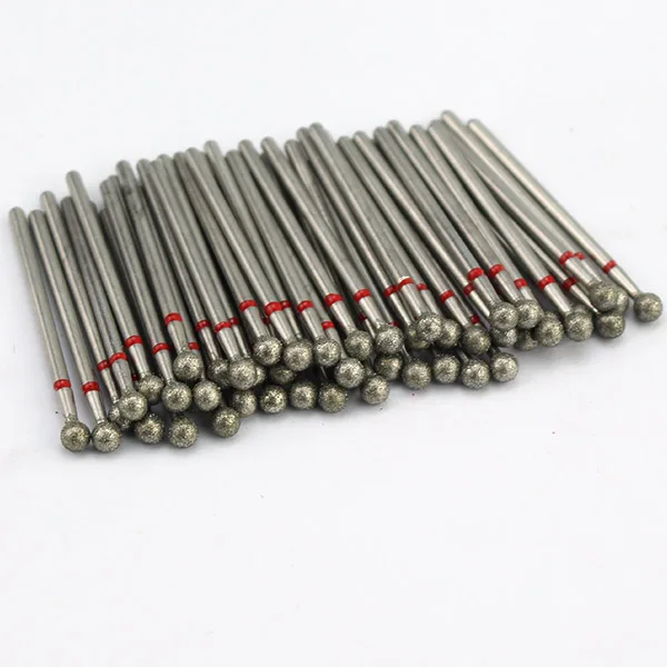 

50 шт. алмазное сверло для ногтей набор фрез для электрического маникюра и педикюра