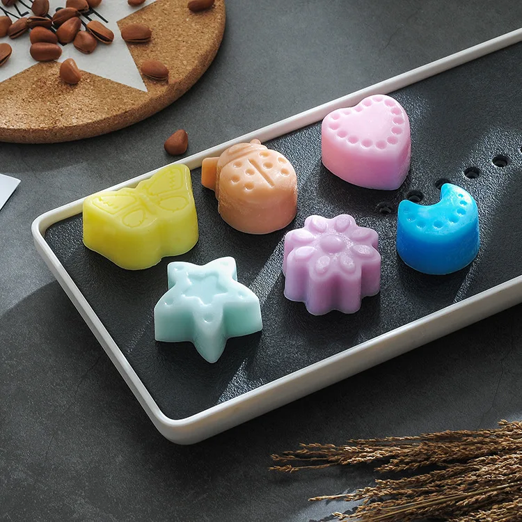 Силиконовая форма для торта 6 ячеек луна Бабочка самодельные шоколадные конфеты