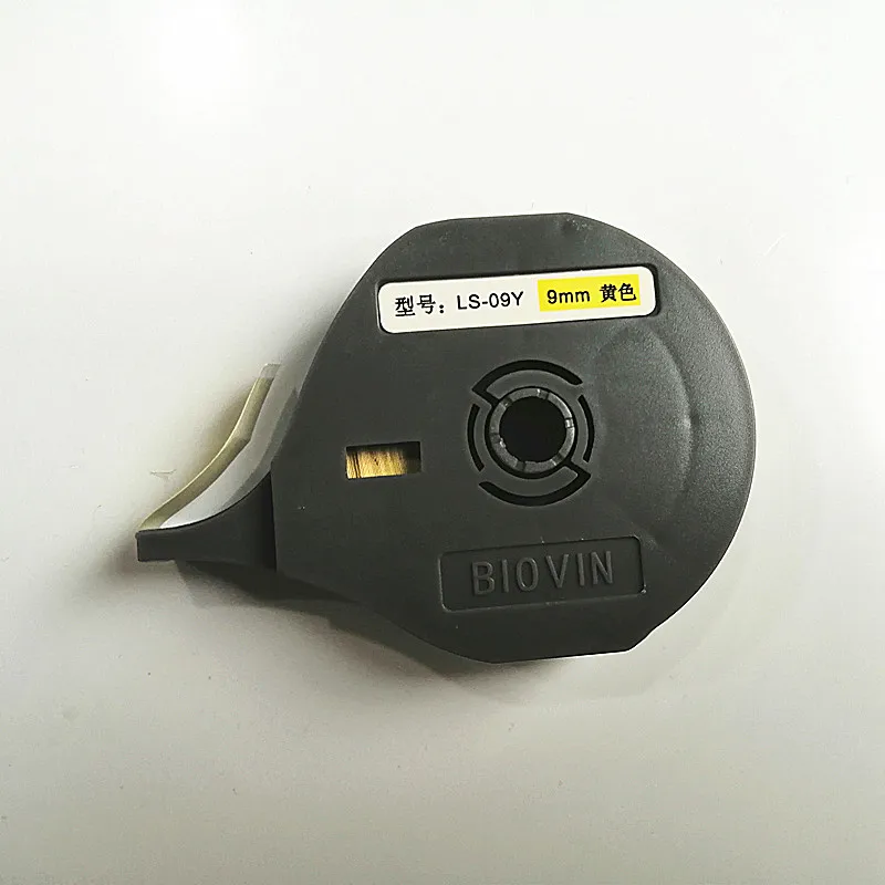 Серебристо желтые белые наклейки кассета для этикеток 6 9 12 мм * 8 м электронной