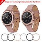 Стальная рамка для Samsung Galaxy Watch 3 41 45 мм, металлическое кольцо, клейкая крышка, защита от царапин, аксессуары для часов Galaxy3 41