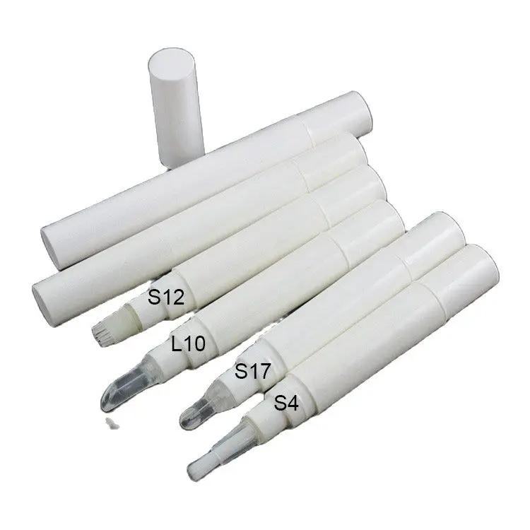 Белая пластиковая Косметическая ручка для блеска губ 5 мл бальзам тушь ресниц