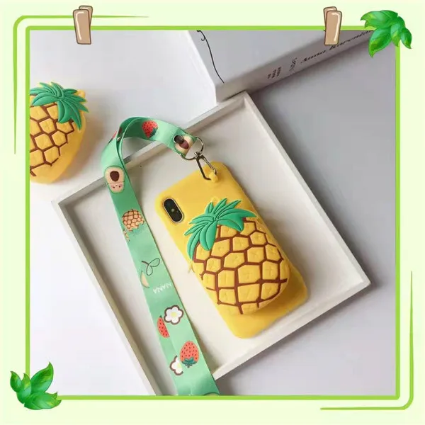 style 9 3D милый корейский Emoticon Пакет Медведь Кролик Сумочка с Тоторо чехол для iPhone X XS MAX XR 6 6s 7 8 Plus Мягкий силиконовый чехол - Цвет: style 9