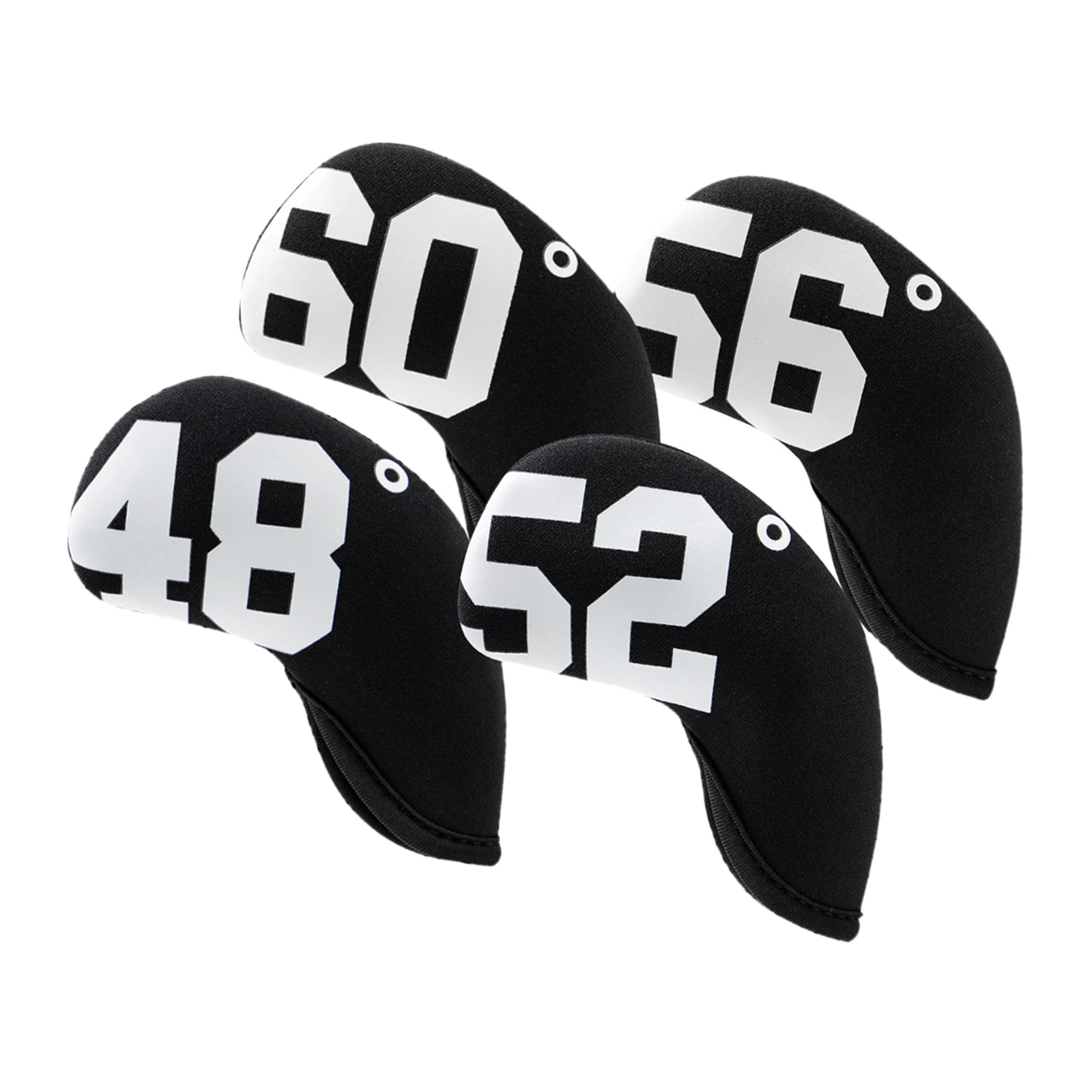 

4X golf iron head cover non slip neoprene head cover wedge protection sleeve soft thick lining Golf slope heel sleeve