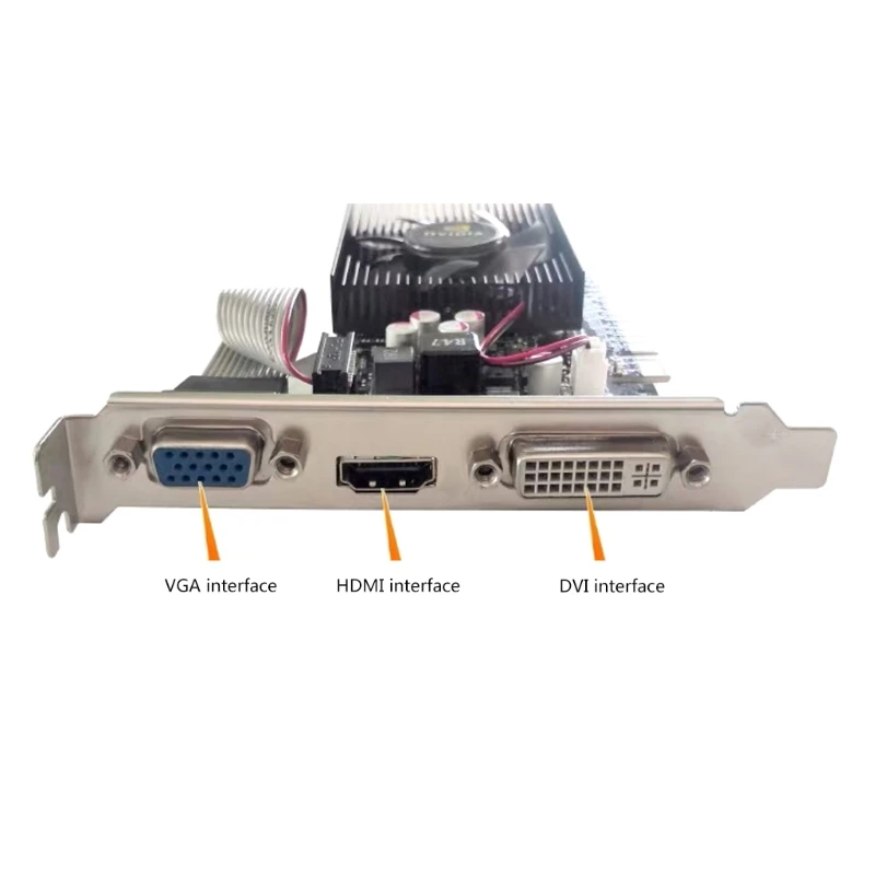 Портативная игровая видеокарта R7 350 2 ГБ/4 ГБ DDR5 128 бит Directe PCI Express 3 0 с охлаждающим