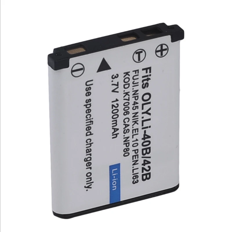 

GTF 1PCS FNP-45 li-42b en-el10 cnp-80 K7006 Dli63 camera battery