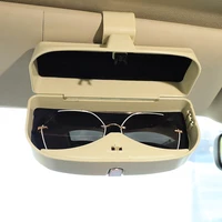 car visor sunglasses case universal auto eyeglasses holder protective box clip eyewear hard shell storage organizer magnetic