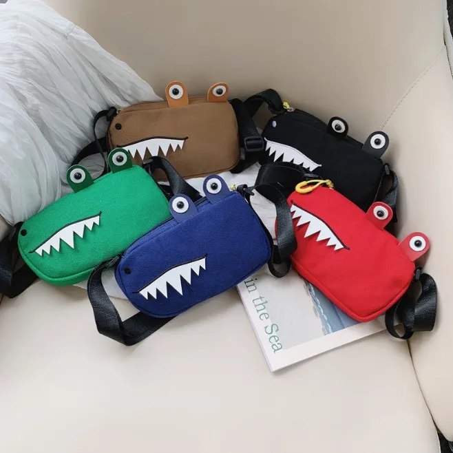 Детские поясные сумки с объемным рисунком динозавра нагрудные для мальчиков и