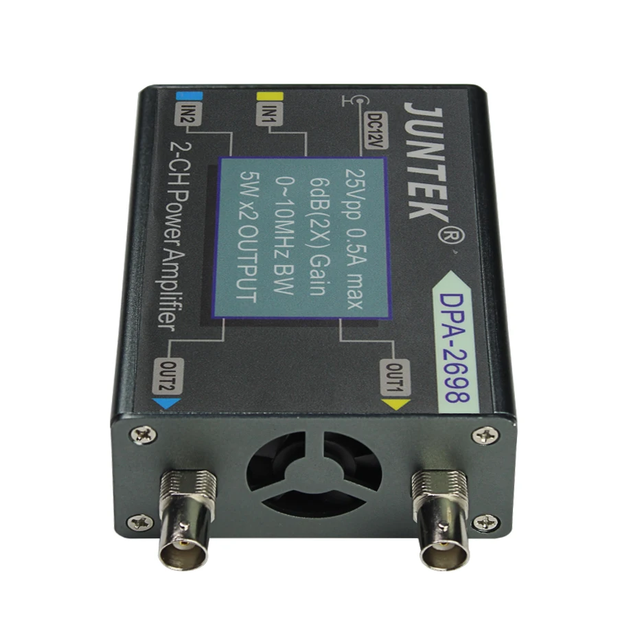 JUNTEK DPA-2698 Dual-Channels DPA2698 Duplex Channel Digital Control Signal 2-CH Power Amplifier Higher | Инструменты