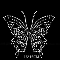 butterfly patches iron on rhinestone appliques iron on rhinestone motifs hot fix rhinestone transfer motifs for shirt coat