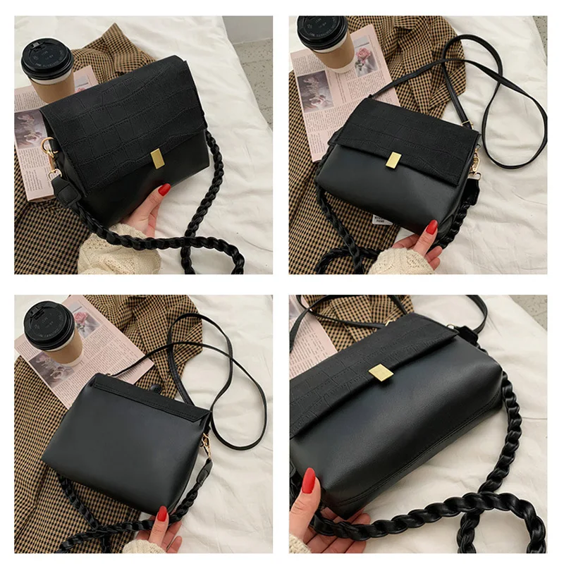 

Brand Luxury Female Strap Shoulder Bag Handbags 2021 Designer Crossbody Bags For Women Pu Leather Flap Armpit Bag Purse Bolso