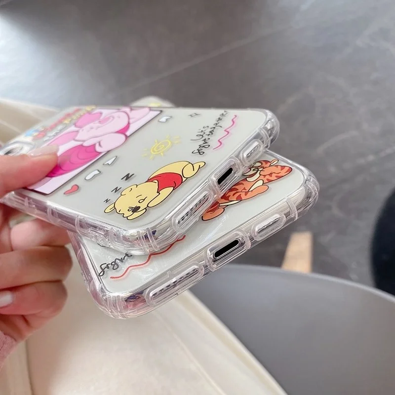 Чехол для телефона Disney с Винни-пухом IPhone X / XS XR 11 12/Pro/мультяшный милый стильный