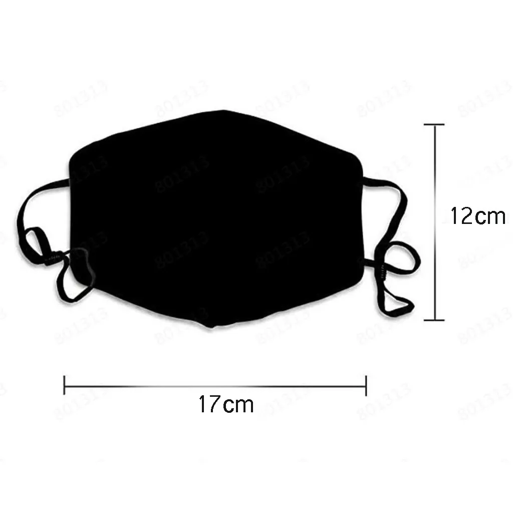 

2020 New Fashion Black mask 5pcs Adult Men Women Face Cover washable reusable masks mascarillas reutilizables lavables A50