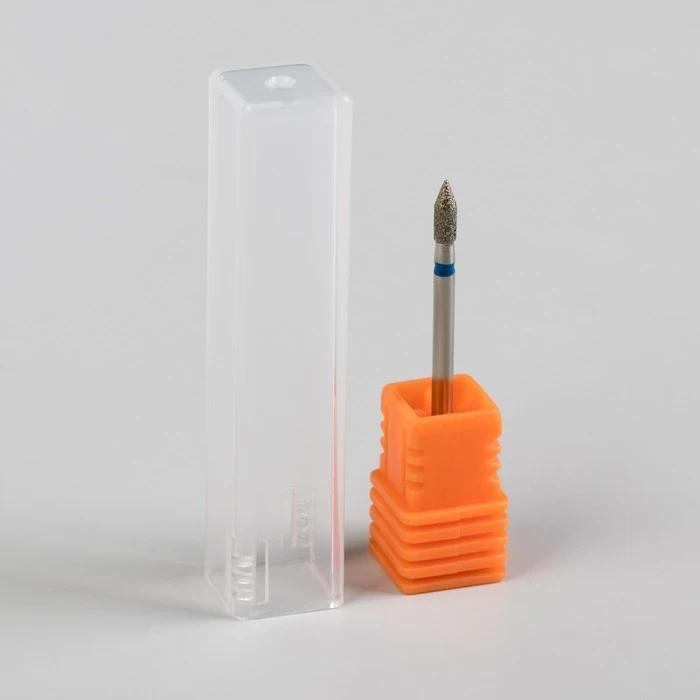 Фреза алмазная для маникюра Цилиндр заострённый средняя зернистость 1 8 × 6 мм |