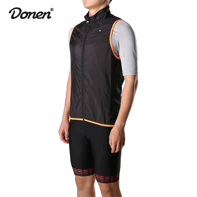 

DONEN new cycling windproof vest equipped with bike riding warm men's cycling jersey vest