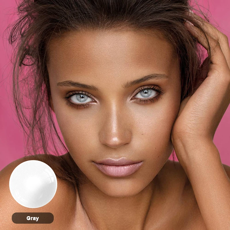 MAGISTER Современная серия серая цветные контакты 2 шт./пара ежегодные контактные