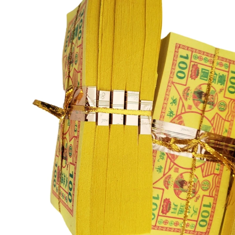 Набор денег для преданных 350 шт. Joss Paper Money деньги призрака Chinese Money|Золотые