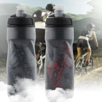 60 hot sale food grade material anti slip cycling insulation sport bottle for home