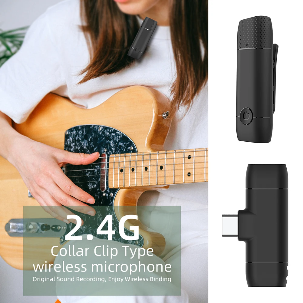 Беспроводной петличный микрофон M10 портативный приемник с зажимом для записи