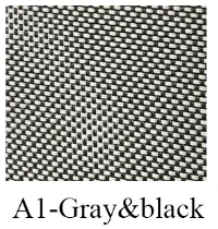 A1 Gray and black EWAY CASA рулонные солнцезащитные шторы с направляемой направляющей для улицы 5% открытость роликовые шторы водонепроницаемые роликовые шторы NO_RB_OR - Цвет: A1 Gray and black