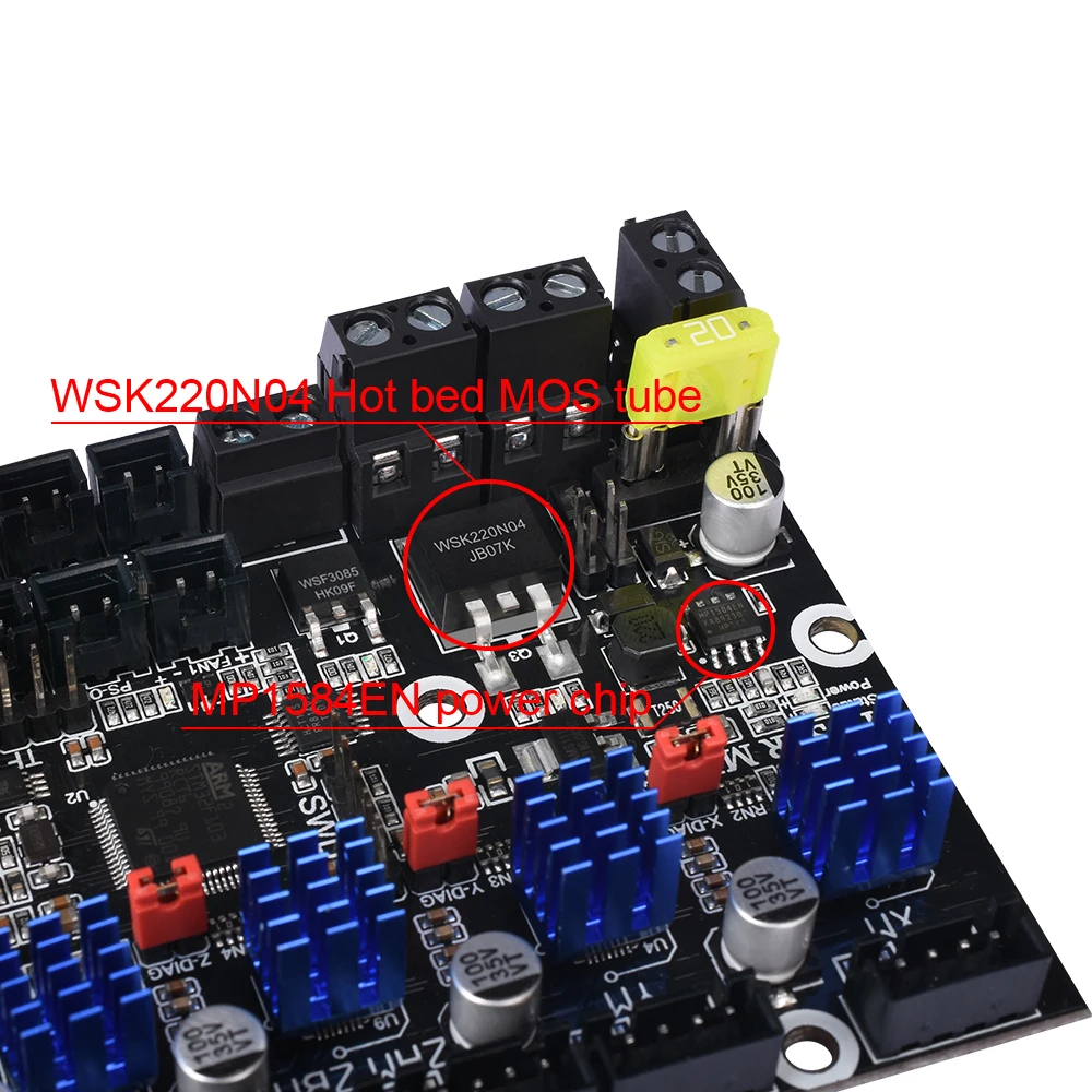BIGTREETECH SKR MINI E3 V2.0 Board TFT35 V3.0 Touch Screen DCDC5V+WIFI Module 3D Printer Parts For Ender 3 Upgrade CR10|Детали и