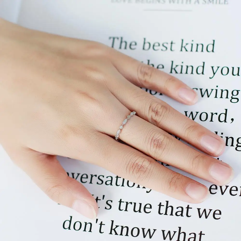 Женское балетное кольцо gemb's серебряное из стерлингового серебра 925 пробы с