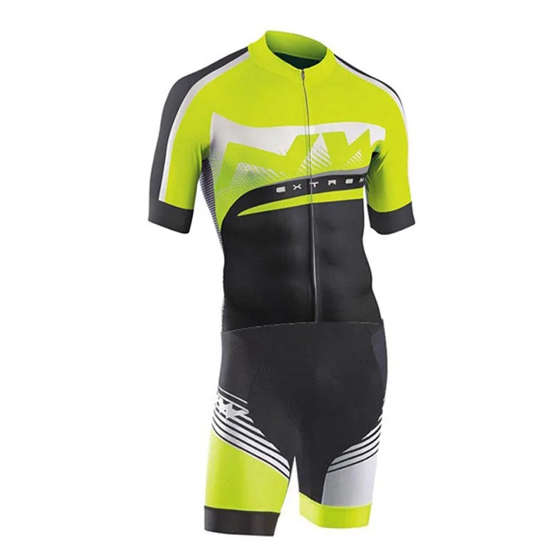 Мужской Pro NW команда триатлонный костюм велосипедная одежда Skinsuit комбинезон